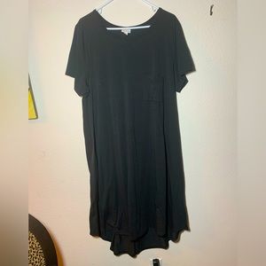 LulaRoe Carly dress in black size 3x